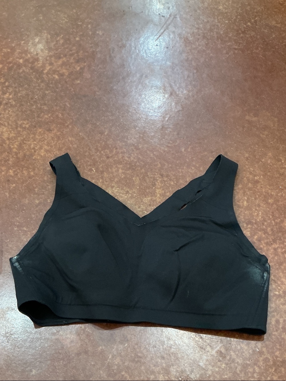 lululemon athletica Black V‑Neck Seamless Sports Bralette